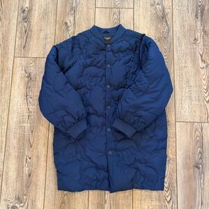 Tilley Kids Lightweight Quilted Spring Jacket Navy Size 9-10Y